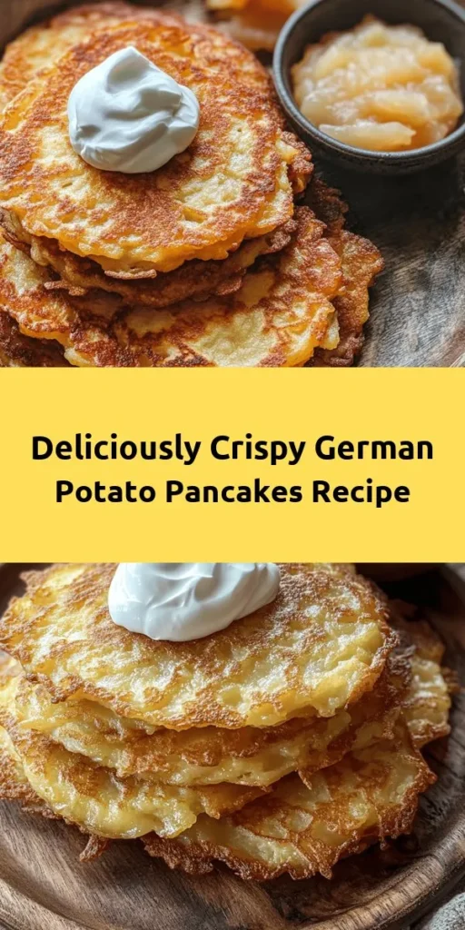 Delight in the crispy goodness of authentic German Kartoffelpuffer! These delicious potato pancakes are made with simple ingredients like potatoes, onions, and eggs, perfectly seasoned and fried to golden perfection. Enjoy them hot with a side of applesauce or sour cream for a traditional touch. Easy to make and a hit at any gathering, this recipe serves 4-6 people. Bring a taste of Germany to your kitchen with this mouthwatering treat!